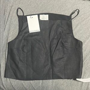 Reformation Black Camisole Top